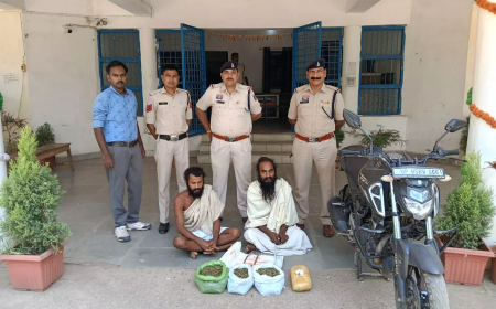 बाबा बनकर  कर रहे थे गांजा तस्करी, पुलिस ने साधुओं की खोल दी पोल!'