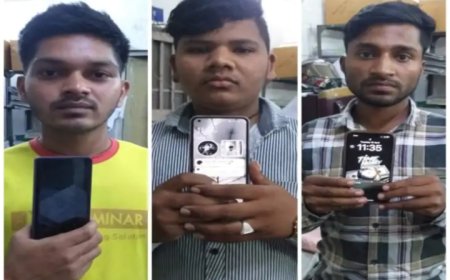 मोबाइल पर चल रही थी सट्टेबाज़ी की गूगली, पुलिस ने पकड़ लिए तीन खिलाड़ी"