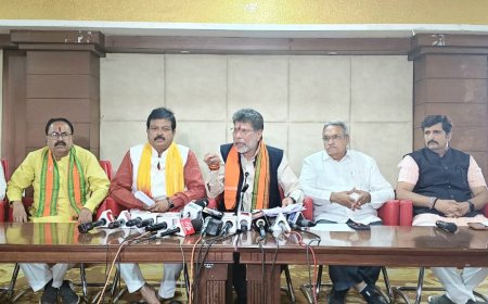 कांग्रेस देश का ध्यान भटकाने के लिए धरना प्रदर्शन को अपराध संरक्षण का हथियार बना रही कांग्रेस को जमीन और फंड लूटने का अधिकार नही..।