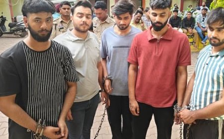 नशे में धुत रसूखदारों के बेटों का तांडव: पुलिस चौकी में घुसकर सिपाहियों की पिटाई, वर्दी फाड़ी