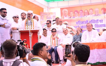 अपराधगढ़ बना छत्तीसगढ़—कांग्रेस का उग्र प्रदर्शन, सरकार पर बरसे नेता"