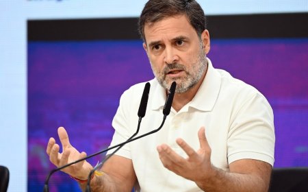 राहुल गांधी ने प्रधानमंत्री नरेंद्र मोदी को लिखा पत्र दोनों सदनों का विशेष सत्र बुलाया जाय..