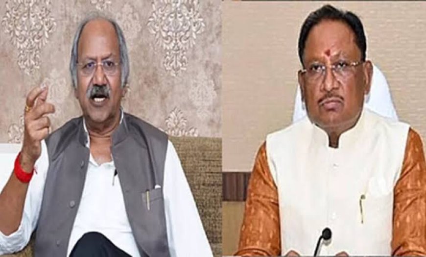 अपनी ही सरकार को कटघरे में खड़ा किया बृजमोहन ने, कहा- छत्तीसगढ़ में जंगलराज, कानून व्यवस्था रसातल में"