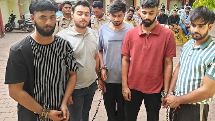नशे में धुत रसूखदारों के बेटों का तांडव: पुलिस चौकी में घुसकर सिपाहियों की पिटाई, वर्दी फाड़ी