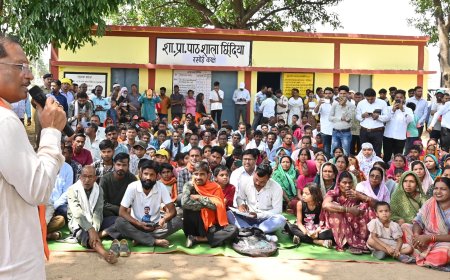 छिंदिया गांव में पहुंचा सुशासन का कारवां, मुख्यमंत्री का अचानक दौरा बना चर्चा का विषय