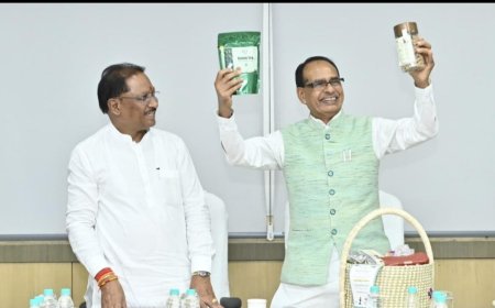 शिवराज जी को खूब भाए "जशप्योर" के उत्पाद