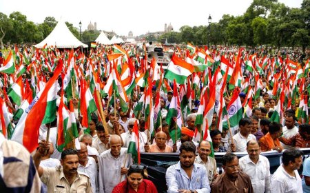 रायपुर की सड़कों पर देशभक्ति का सैलाब: ऑपरेशन सिंदूर की सफलता के बाद निकली तिरंगा यात्रा, गूंजे 'वंदे मातरम्' के नारे