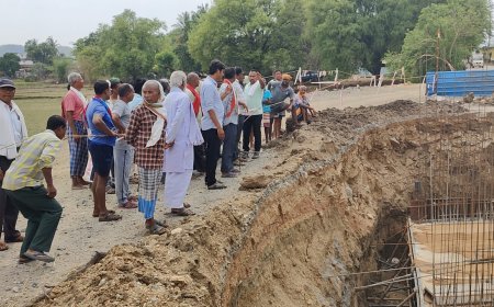राष्ट्रीय राजमार्ग की तानाशाही ठेकेदारों मनमर्जी से ग्रामीण परेशान गांव वालों ने बुलाई बैठक सुनने वाला कोई नहीं..