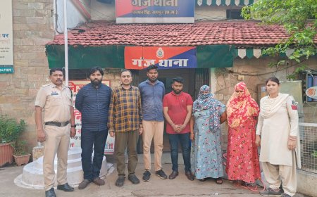 रायपुर: आदित्य गेस्ट हाउस और गगन ग्रैंड होटल में सेक्स रैकेट का भंडाफोड़, मैनेजर समेत 7 गिरफ्तार