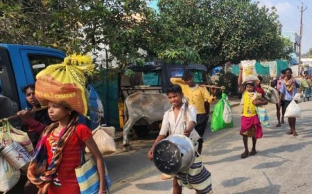 ज्यादा मजदूरी की लालच में जारी है पलायन, बस्तर के सीमावर्ती जिलों से मजदूरों का रुख अन्य राज्यों की ओर