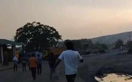 एसईसीएल मानिकपुर खदान में मारपीट का वीडियो वायरल, कलिंगा कंपनी के कर्मचारी पर लगा ग्रामीणों से वसूली का आरोप
