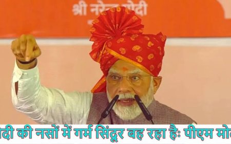 राजस्थान में मोदी का एलान: "अब देश की रगों में लहू नहीं, आग बह रही है!"