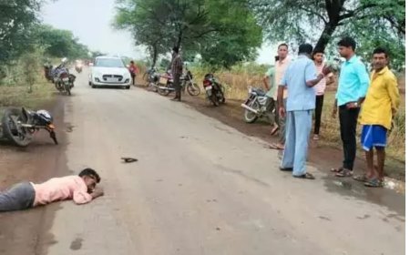बलौदाबाजार: तेज रफ्तार बाइक ट्रैक्टर से टकराई, युवक की मौके पर मौत