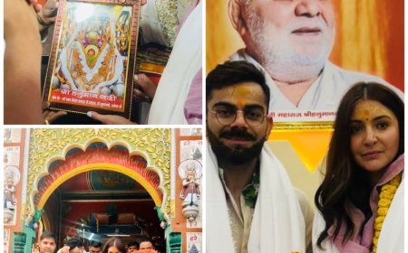 विराट कोहली और अनुष्का शर्मा पहुंचे अयोध्या: राम जन्मभूमि और हनुमानगढ़ी में किया दर्शन-पूजन
