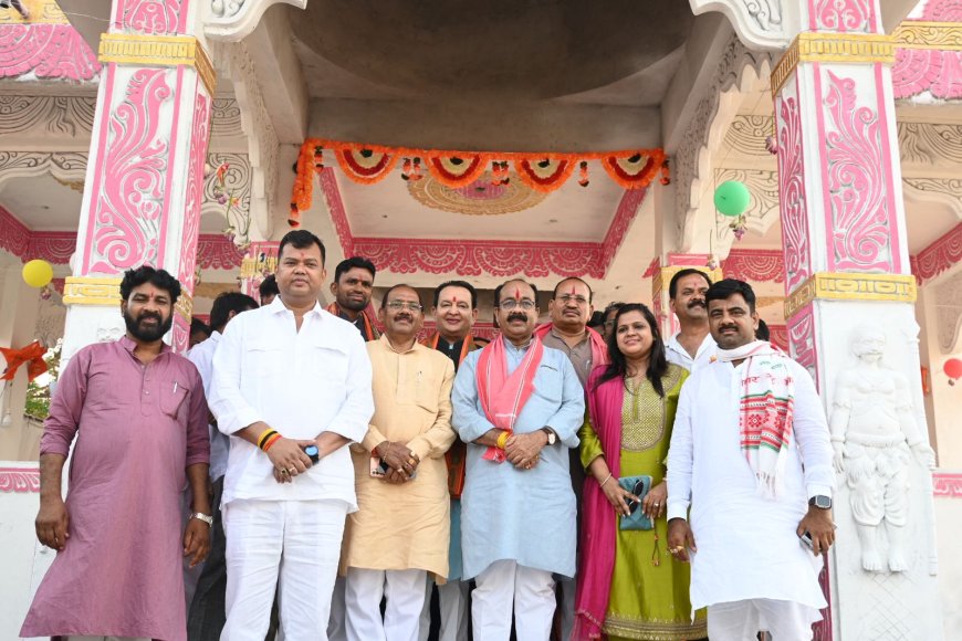 कर्मा माता मंदिर में भक्ति और विकास का संगम: अरुण साव ने की 25 लाख की घोषणा