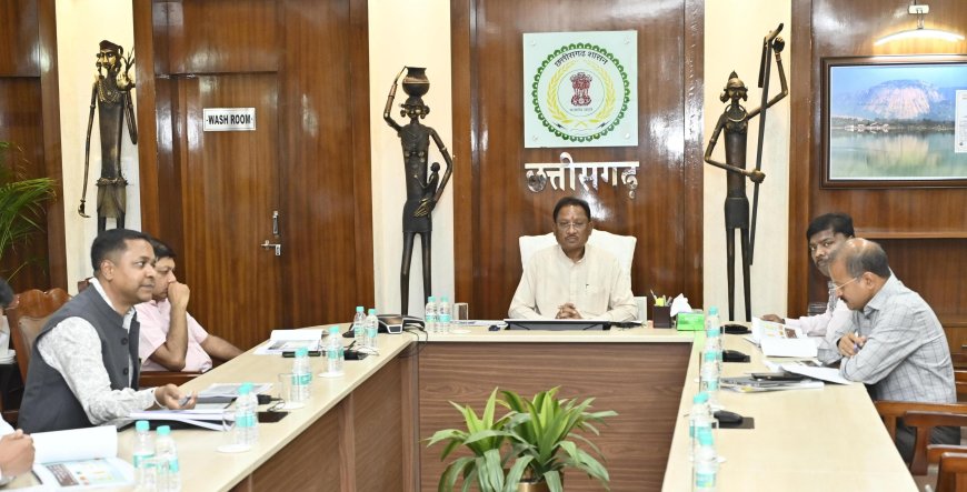 किसानों को मिले सिंचाई परियोजनाओं का लाभ मुख्यमंत्री  विष्णु देव साय