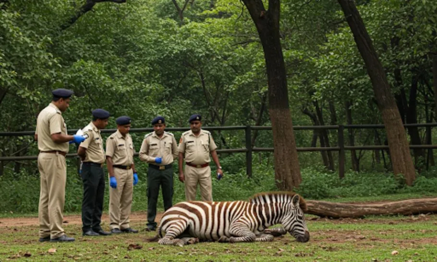 गुजरात से लाए गए दो जेब्रा में से एक की सांप काटने से मौत फॉरेस्ट विभाग की लापरवाही