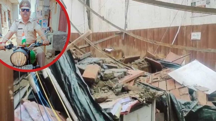 गाजियाबाद: आंधी-तूफान ने ली एसीपी कार्यालय में तैनात दरोगा की जान, दो साल में ही गिरी छत से निर्माण की गुणवत्ता पर उठे सवाल