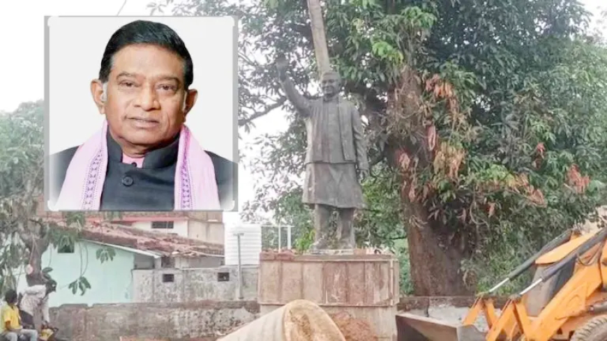 गौरेला में जोगी की मूर्ति पर संग्राम: अमित बोले- "बाप हटेगा नहीं, बेटा हट जाएगा" BJP की मंशा डॉ. मुखर्जी की प्रतिमा लगाने की, जोगी कांग्रेस