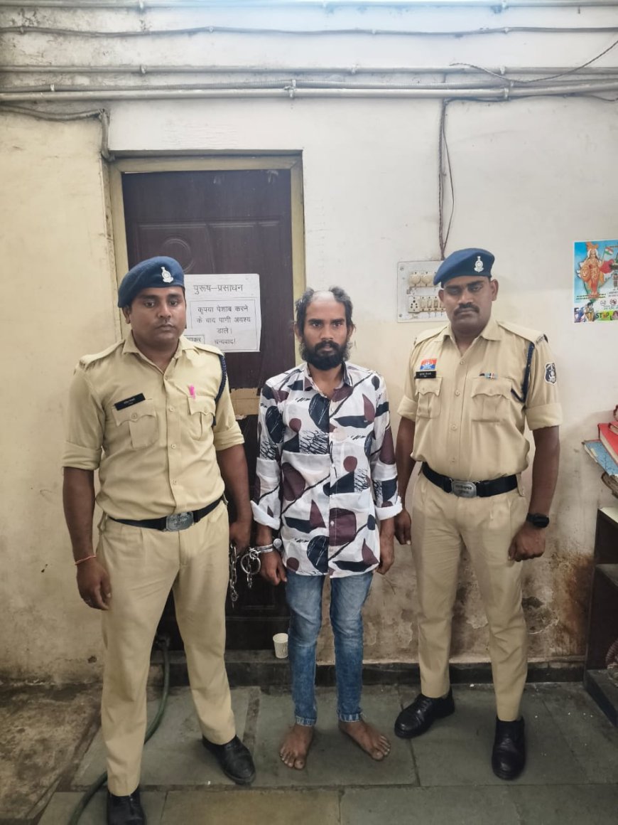 हिस्ट्रीशीटर आरोपी भीष्मा सागर गिरफ्तार: शराब दुकान में मारपीट, तोड़फोड़ और धमकी देने का मामला