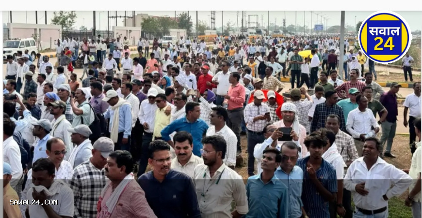 छत्तीसगढ़ में 10 हजार स्कूलों का युक्तिकरण: शिक्षकों का हल्ला बोल, मंत्रालय का घेराव