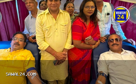 वैश्य समाज ने मरीन ड्राइव में लगाया रक्तदान शिविर, 150 यूनिट ब्लड एकत्र