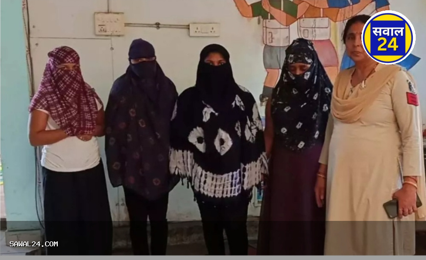 भाठागांव में सेक्स रैकेट का भंडाफोड़, महिला दलाल रंगे हाथों गिरफ्तार – चार पीड़ित लड़कियों को किया गया रेस्क्यू