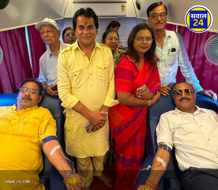 वैश्य समाज ने मरीन ड्राइव में लगाया रक्तदान शिविर, 150 यूनिट ब्लड एकत्र