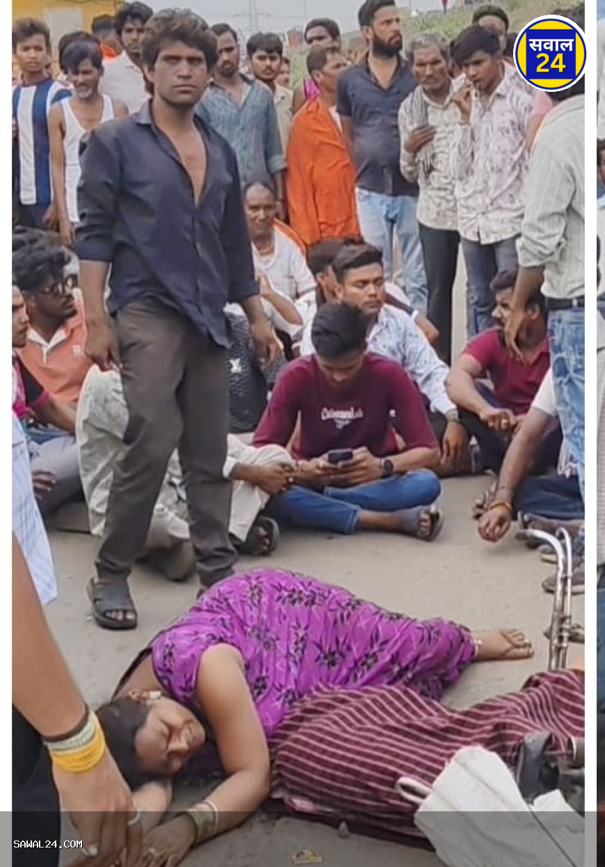खून से फिर सनी सड़क: साइकिल सवार बालक को ट्रक ने रौंदा, मौके पर मौत — आक्रोशित ग्रामीणों का चक्काजाम
