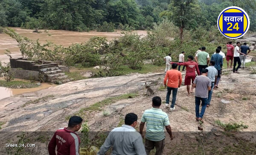 सरगुजा में नदी बनी काल: पुटू बीनने गए चार लोग बाढ़ में बहे, मां-बेटे समेत शामिल