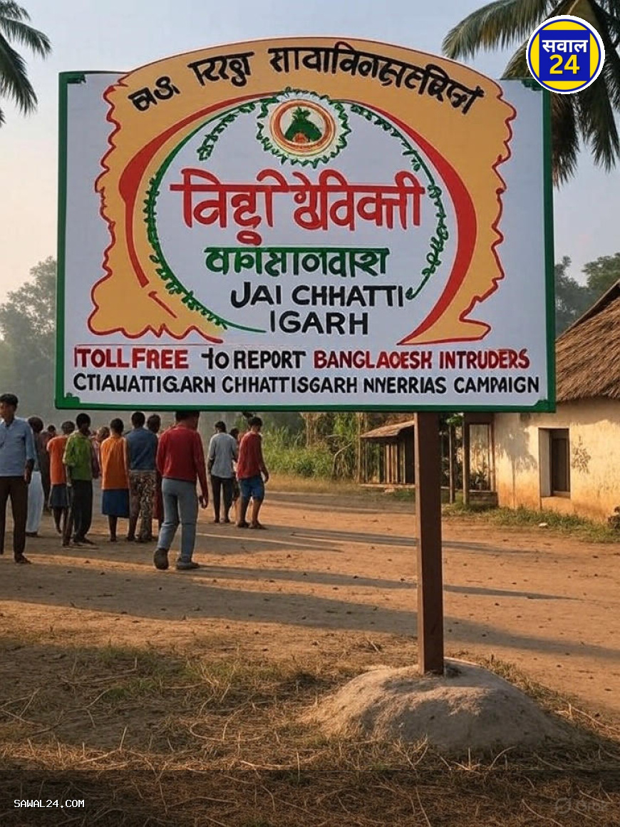 छत्तीसगढ़ में घुसपैठियों के खिलाफ चलेगा 'जय छत्तीसगढ़' अभियान, टोल फ्री नंबर जारी