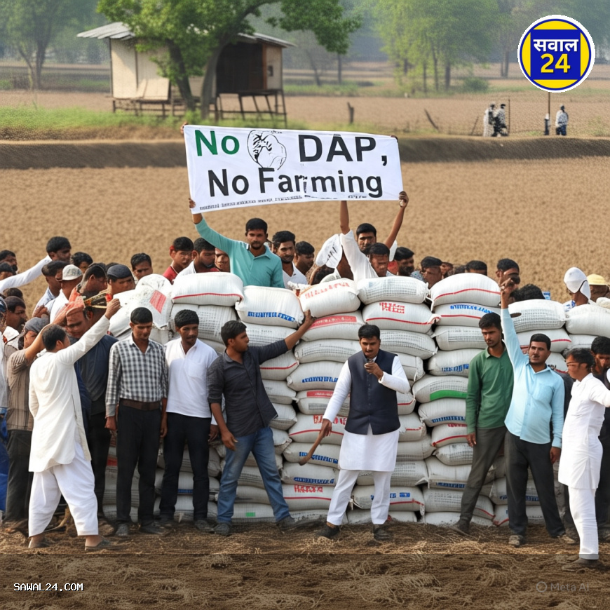 कांकेर: किसानों को नहीं मिल रही DAP खाद, कांग्रेस का धरना प्रदर्शन
