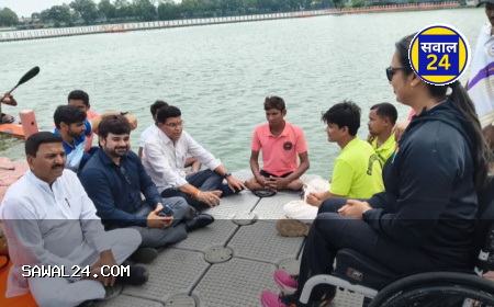 छत्तीसगढ़ में पैरा खिलाड़ियों के लिए ऐतिहासिक पहल: बूढ़ा तालाब में पहली बार कैनो वर्कशॉप आयोजित