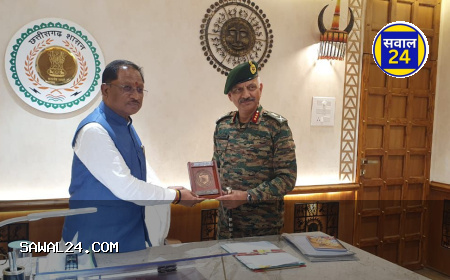 सेना-सरकार में समन्वय हुआ और मजबूत: रायपुर में मुख्यमंत्री और जीओसी के बीच अहम बैठक आंतरिक सुरक्षा, आपदा प्रबंधन और सैनिक कल्याण को लेकर हुआ विस्तृत विमर्श