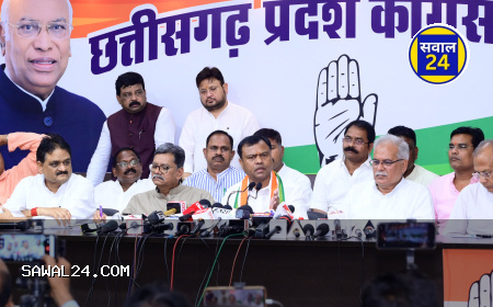 22 जुलाई को प्रदेशव्यापी चक्का जाम करेगी कांग्रेस: चैतन्य बघेल की गिरफ्तारी और अडानी के खिलाफ विरोध प्रदर्शन