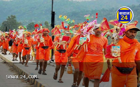 कांवड़ियों का हेलीकॉप्टर से सम्मान: छत्तीसगढ़ सरकार ने सावन के तीसरे सोमवार पर बरसाए फूल, अमरकंटक में बनेगा रेस्ट हाउस