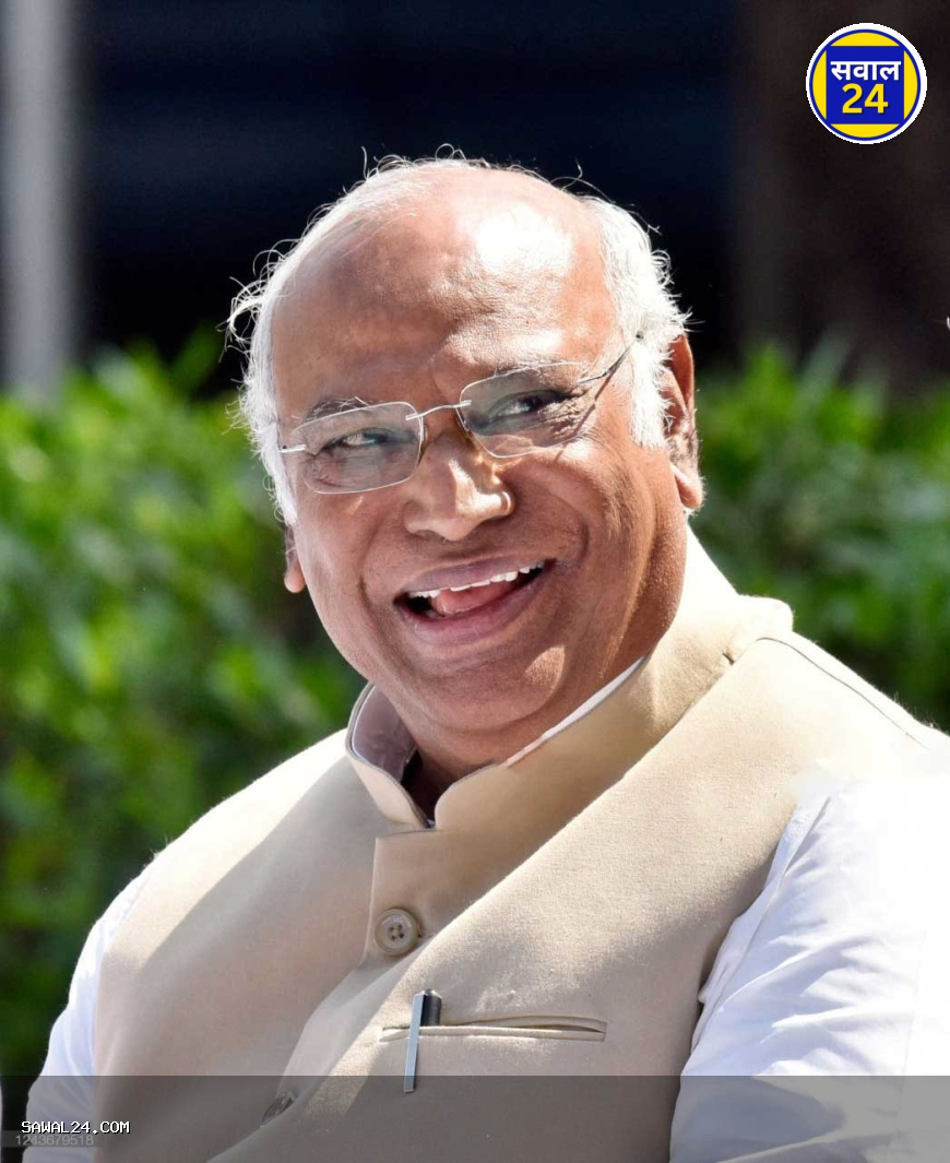 कांग्रेस अध्यक्ष मल्लिकार्जुन खड़गे 7 जुलाई को रायपुर दौरे पर, किसान-जवान-संविधान सभा में होंगे शामिल