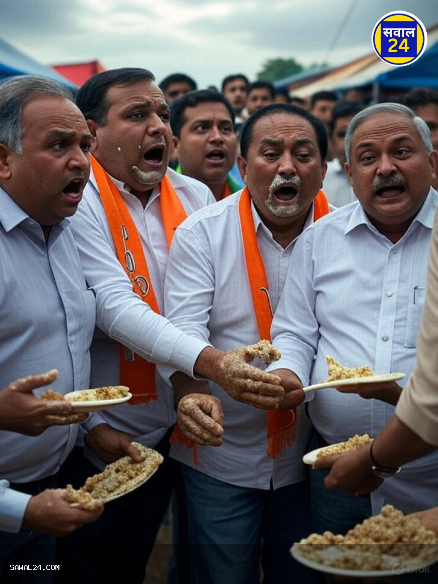 मैनपाट में पेट पर भारी पड़ा ‘फूटू खाना’, बीजेपी का शिविर बना उल्टी-दस्त सम्मेलन कांग्रेस बोली — “जनता की बद्दुआ का असर है”