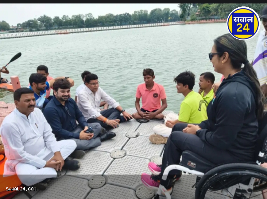 छत्तीसगढ़ में पैरा खिलाड़ियों के लिए ऐतिहासिक पहल: बूढ़ा तालाब में पहली बार कैनो वर्कशॉप आयोजित