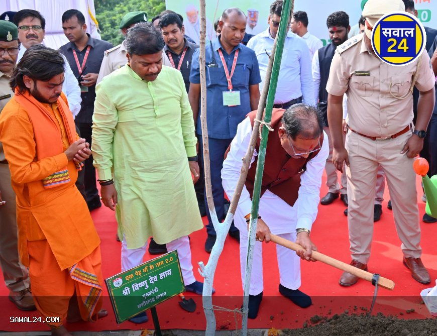 नवीन विधानसभा परिसर में हुआ पौधरोपण, मुख्यमंत्री सहित जनप्रतिनिधि और अधिकारी हुए शामिल