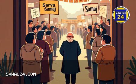 पास्टर पादरी को गांव में घुसने नहीं दिया जाएगा धर्मांतरण के विरोध में सर्व समाज ने किया प्रदर्शन