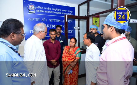 BJP worker who demanded euthanasia   इच्छा मृत्यु की मांग करने वाले भाजपा कार्यकर्ता से AIIMS में की मुलाकात, इलाज में मदद का भरोसा,भूपेश बघेल का बड़ा कदम..