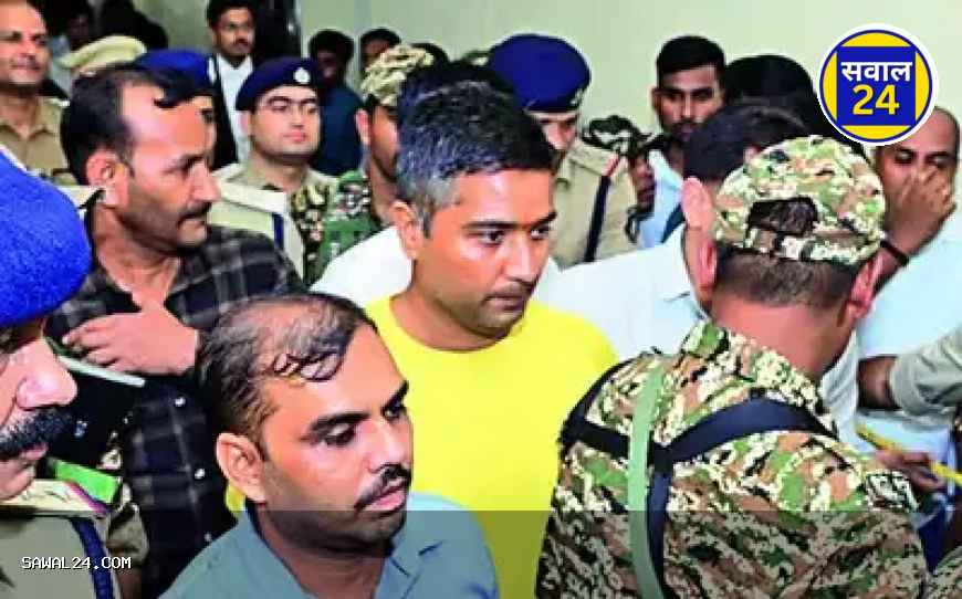 "शराब घोटाले में आरोपी चैतन्य बघेल की न्यायिक हिरासत 14 दिन और बढ़ी"