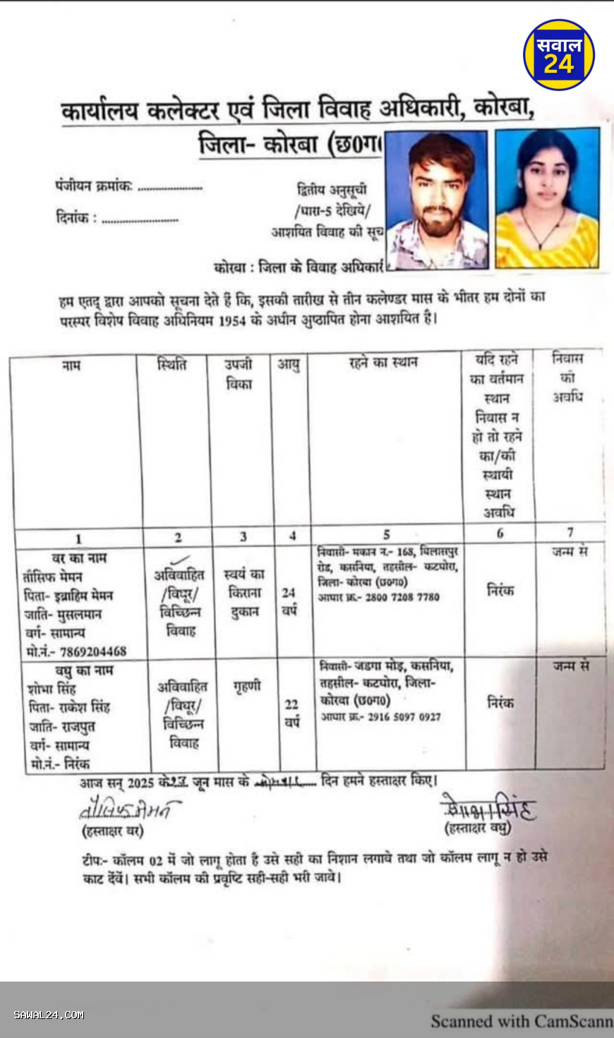कटघोरा में लव जिहाद का आरोप: रोहिंग्या युवक ने हिंदू युवती से निकाह के लिए कोर्ट में किया आवेदन, हिंदू संगठनों ने जताई आपत्ति