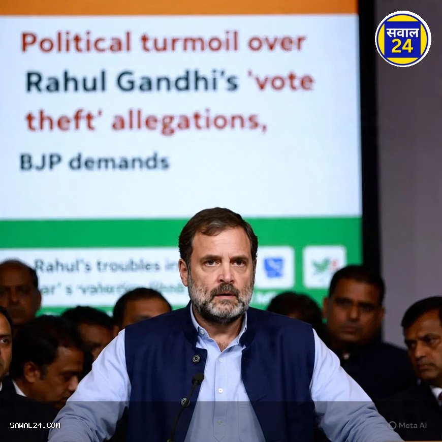 राहुल गांधी के ‘वोट चोरी’ आरोप पर सियासी बवाल, BJP ने मांगा जवाब – शरद पवार के खुलासे से बढ़ी राहुल की  मुश्किलें