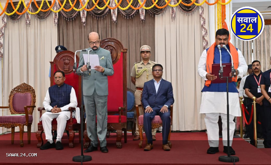 छत्तीसगढ़ में तीन नए मंत्री बने, मुख्यमंत्री ने विभागों का किया आवंटन