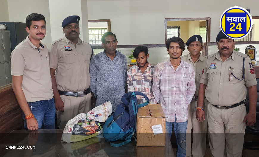 रायपुर में नशीली सिरप की तस्करी का भंडाफोड़, तीन आरोपी गिरफ्तार