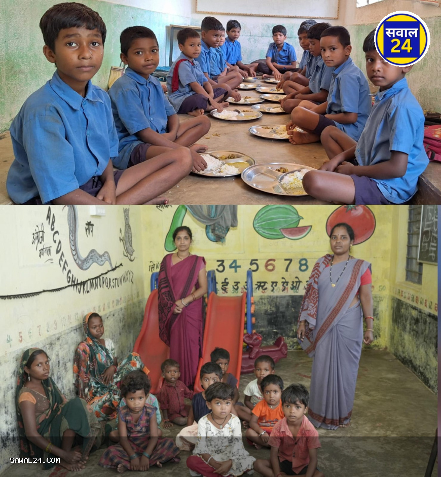 health of children   आंगनबाड़ियों और स्कूलों में बच्चों की सेहत परोस रही थाली