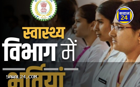 Recruitment for more than 500 posts  छत्तीसगढ़ स्वास्थ्य विभाग में 500 से अधिक पदों पर भर्ती, आवेदन की तैयारी शुरू