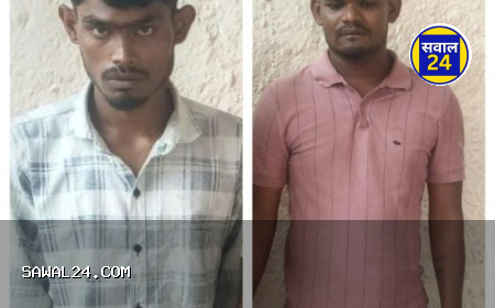Two accused brandishing weapons arrested रायपुर के उरला थाना क्षेत्र में हथियार लहराने वाले दो आरोपी गिरफ्तार, दो तलवार बरामद